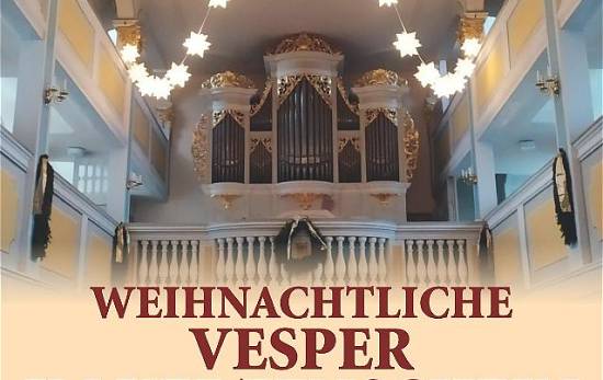 Weihnachtliche Vesper mit dem Ensemble Corona Harmonica und Jan Katzschke (Leitung und Orgel)